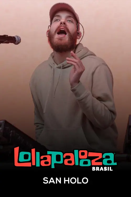 Movie poster "San Holo: Lollapalooza Brasil 2025"