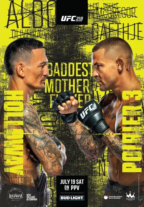 Movie poster "UFC 318: Holloway vs. Poirier 3"