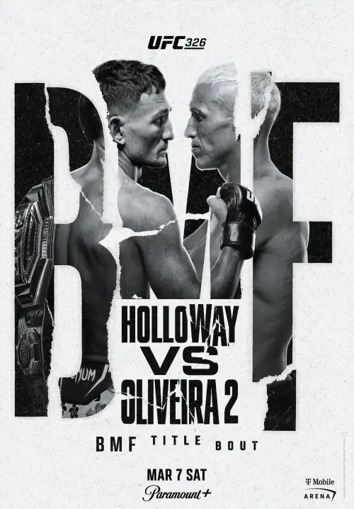 Movie poster "UFC 326: Holloway vs. Oliveira 2"