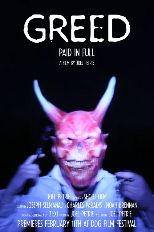 Movie poster "GREED"