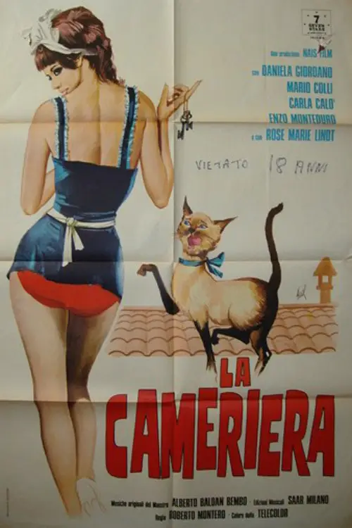 Movie poster "La cameriera"