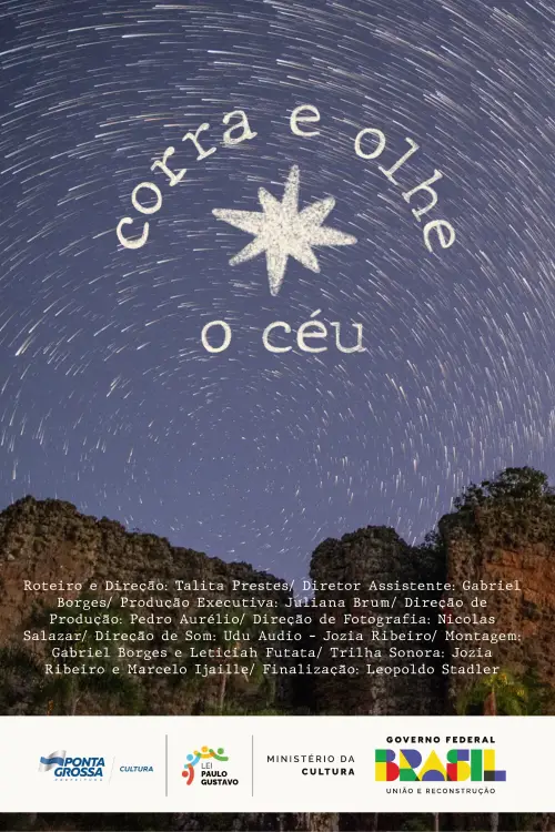 Movie poster "Corra e Olhe o Céu"