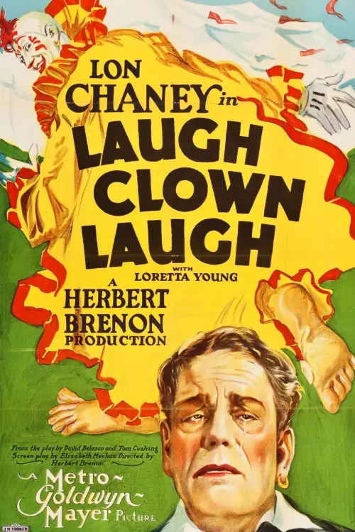 Movie poster "Laugh, Clown, Laugh"
