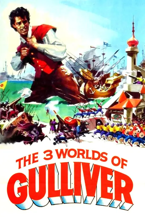 Movie poster "The 3 Worlds of Gulliver"
