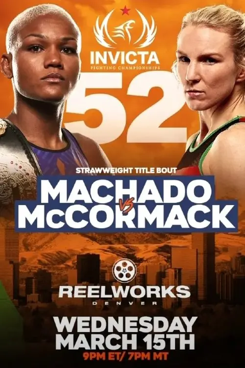 Movie poster "Invicta FC 52: Machado vs. McCormack"