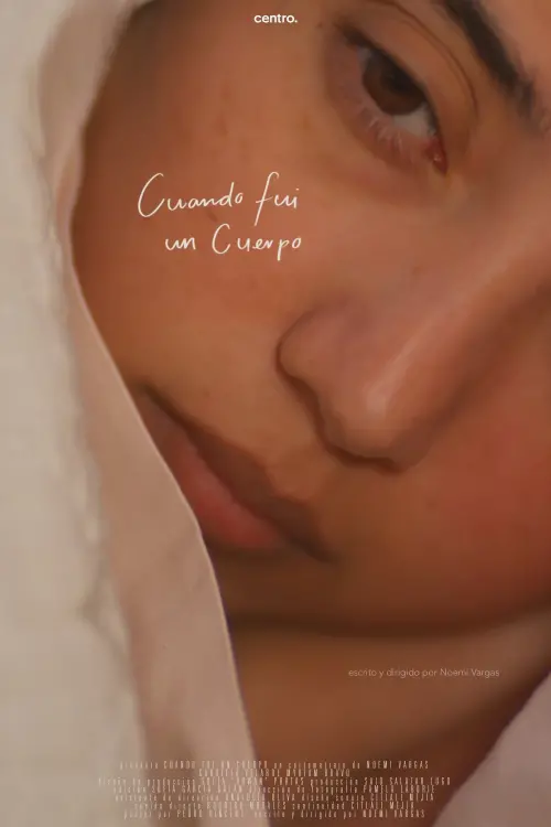 Movie poster "Cuando fui un cuerpo"