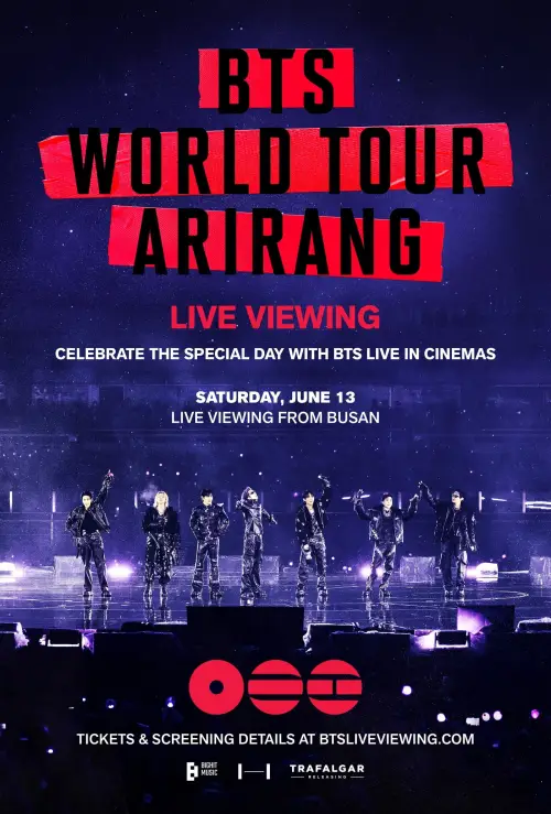Movie poster "BTS World Tour ‘Arirang’ in Busan: Live Viewing"