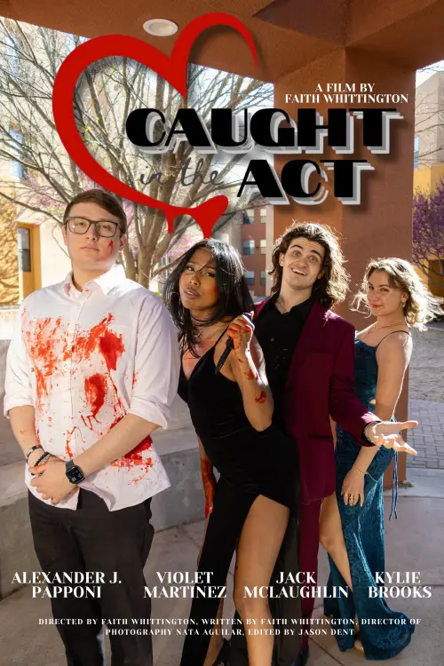 Movie poster "Caught in the Act"