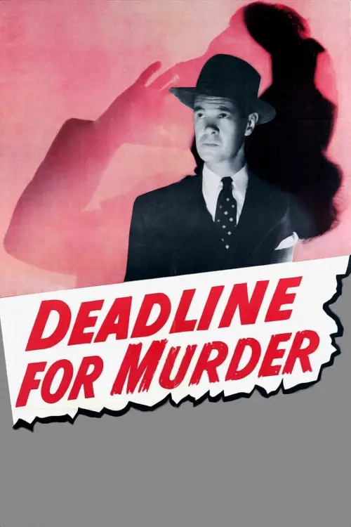 Movie poster "Deadline for Murder"