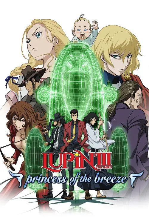 Movie poster "Lupin the Third: Princess of the Breeze"