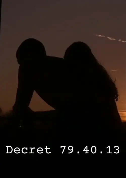 Movie poster "Decret 79.40.13"