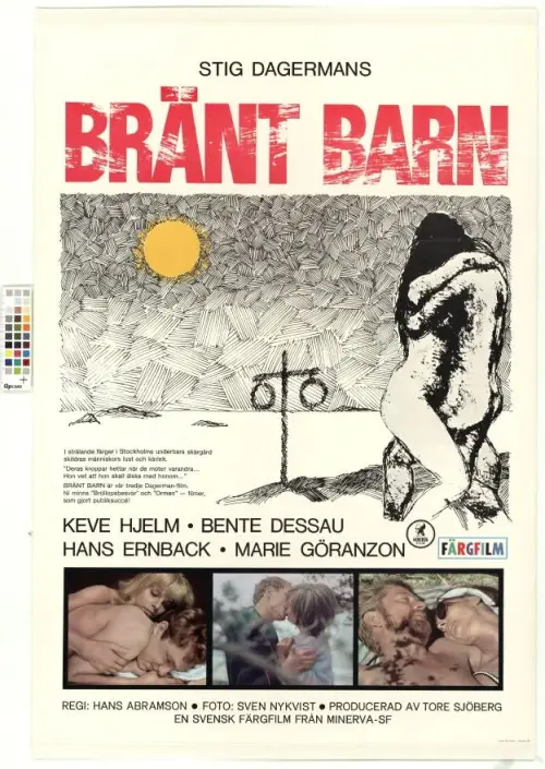 Movie poster "Bränt barn"