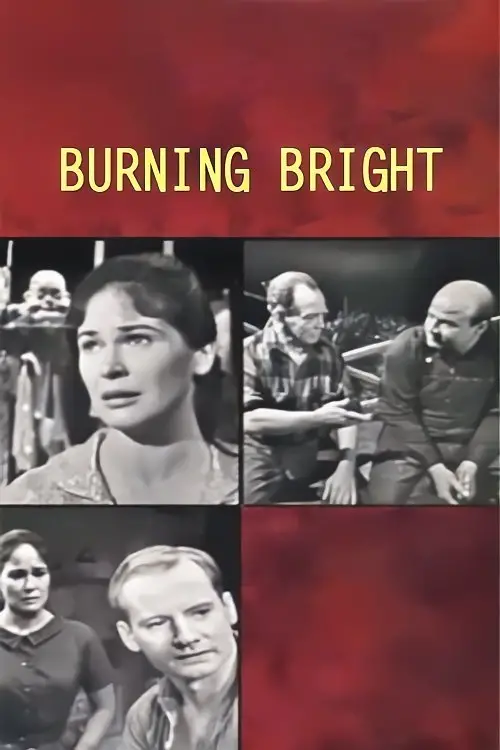 Movie poster "Burning Bright"