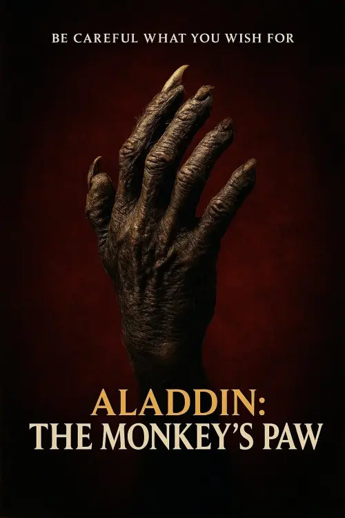 Movie poster "Aladdin: The Monkey’s Paw"