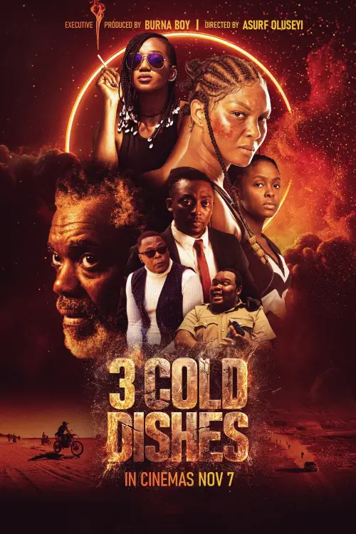 Movie poster "3 Cold Dishes"