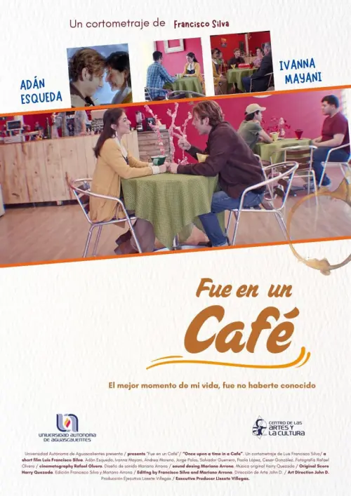 Movie poster "Fue en un café"
