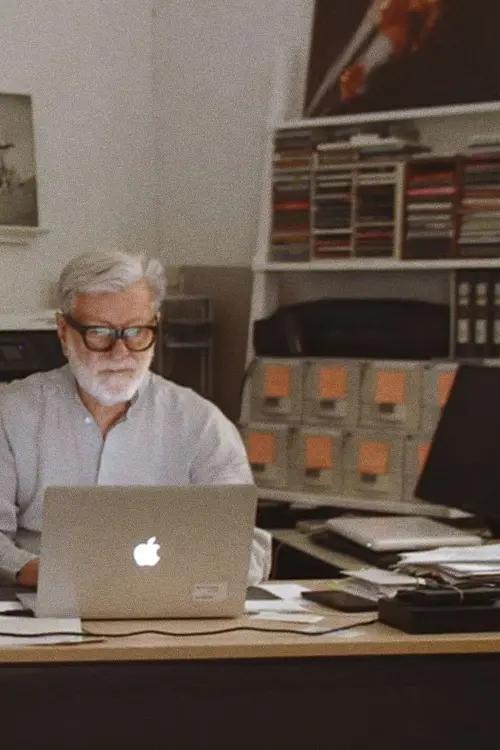 Movie poster "Claude Gosselin, témoignage à bâtons rompus"