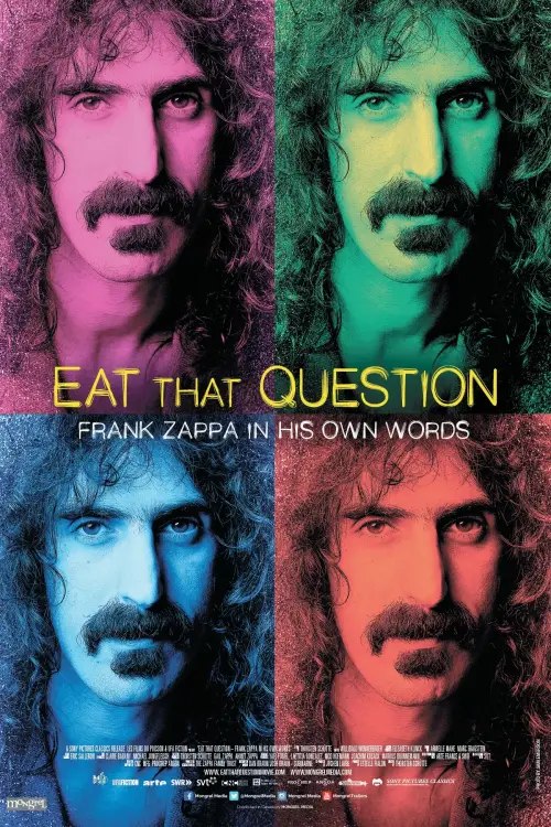 Movie poster "Eat That Question: Frank Zappa in His Own Words"