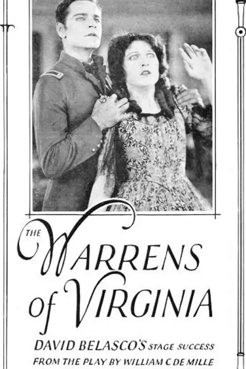 Movie poster "The Warrens of Virginia"