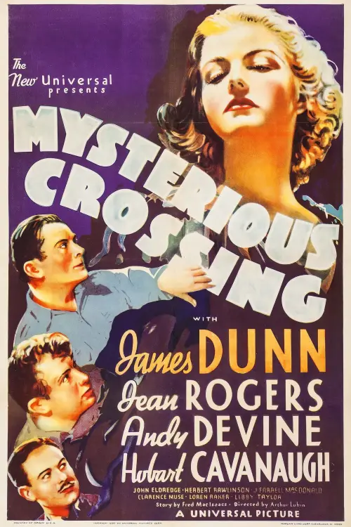 Movie poster "Mysterious Crossing"
