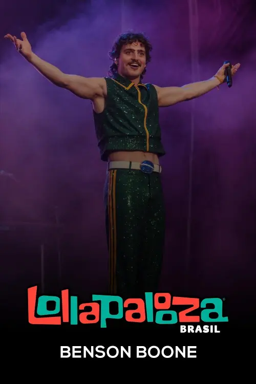 Movie poster "Benson Boone: Lollapalooza Brasil 2025"