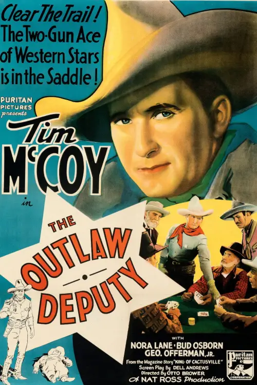 Movie poster "The Outlaw Deputy"