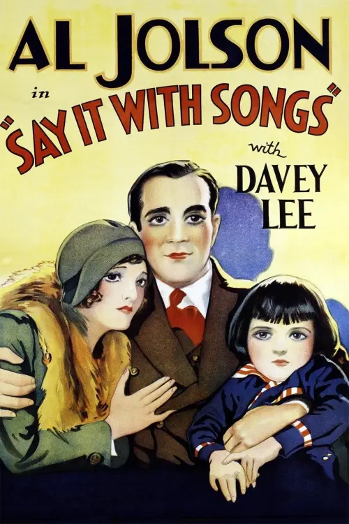 Movie poster "Say It with Songs"