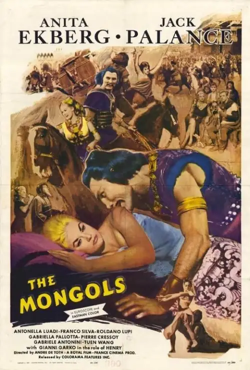 Movie poster "The Mongols"
