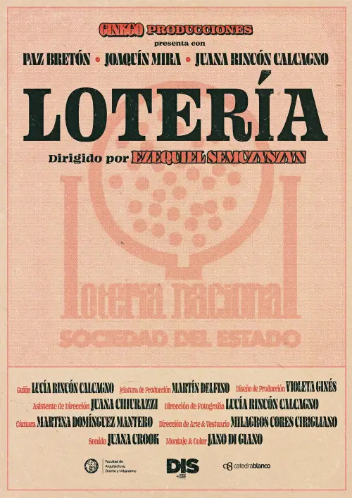Movie poster "Lotería"