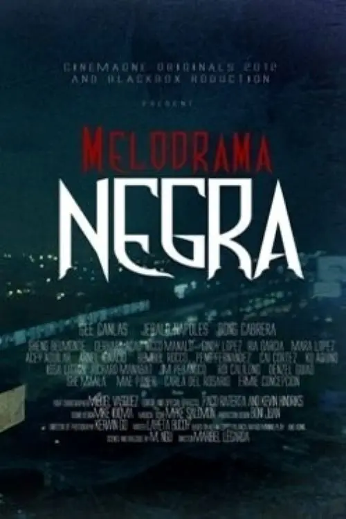 Movie poster "Melodrama Negra"
