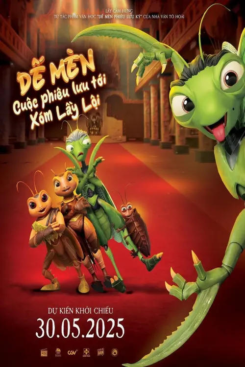 Movie poster "Dế Mèn: Cuộc Phiêu Lưu Tới Xóm Lầy Lội"