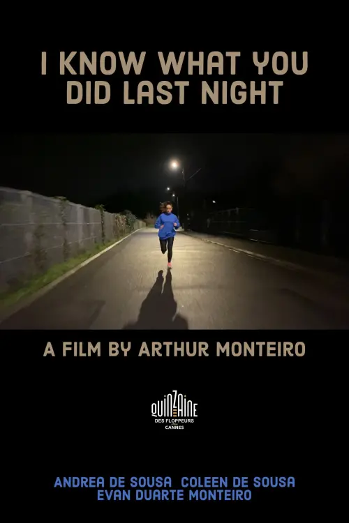 Movie poster "I Know what you did last night"