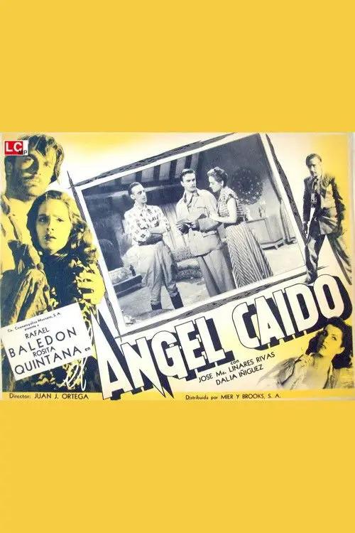 Movie poster "El ángel caído"