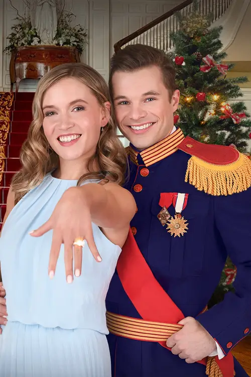 Movie poster "A Royal Christmas Engagement"