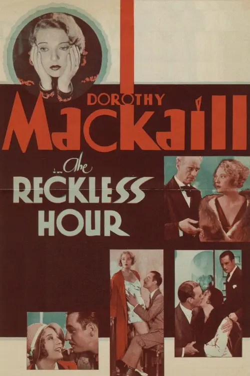 Movie poster "The Reckless Hour"