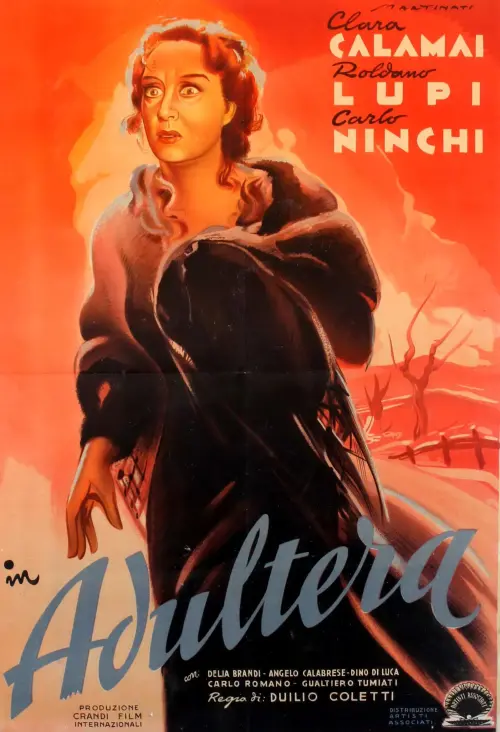 Movie poster "The Adulteress"