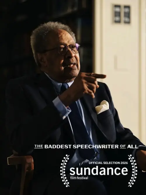 Movie poster "The Baddest Speechwriter of All"