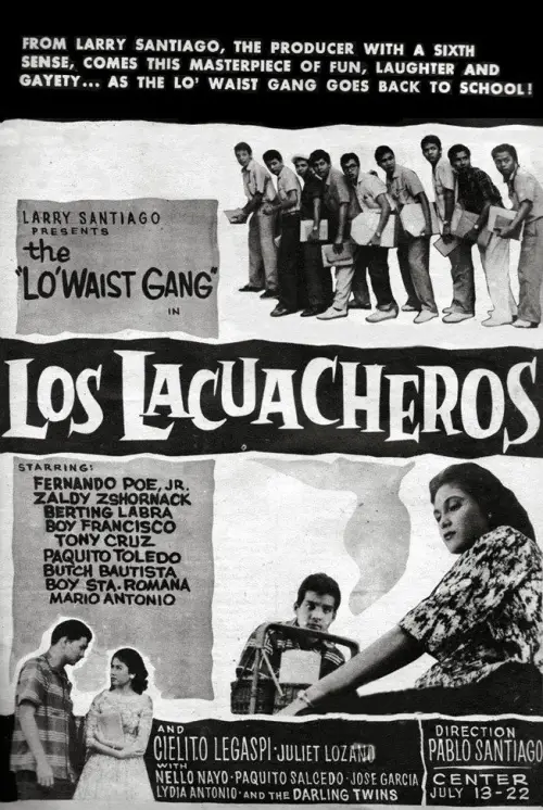 Movie poster "Los Lacuacheros"