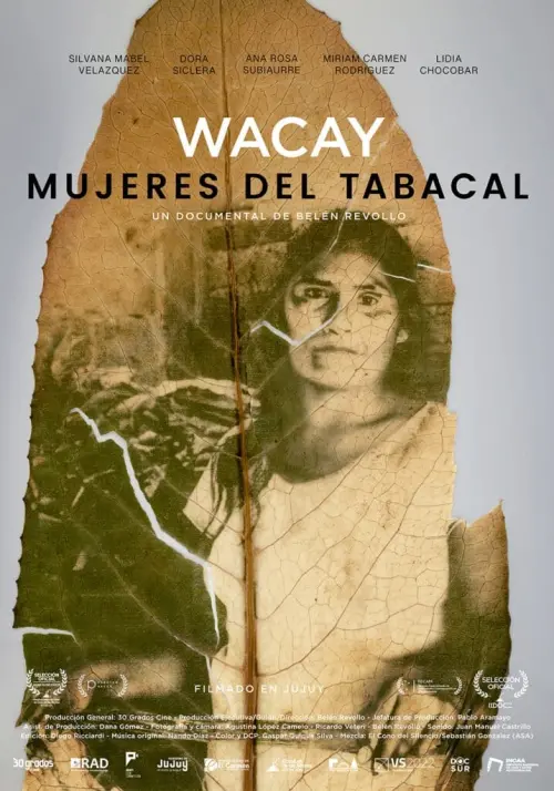 Movie poster "Wacay, Mujeres del Tabacal"