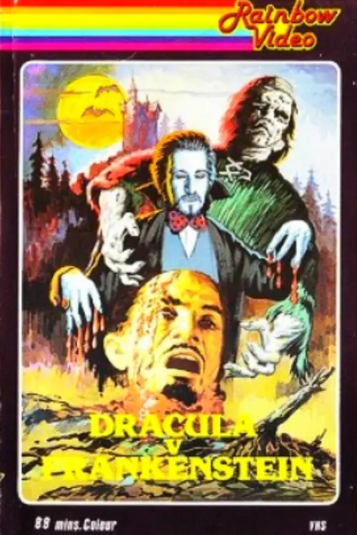 Movie poster "Dracula vs. Frankenstein"