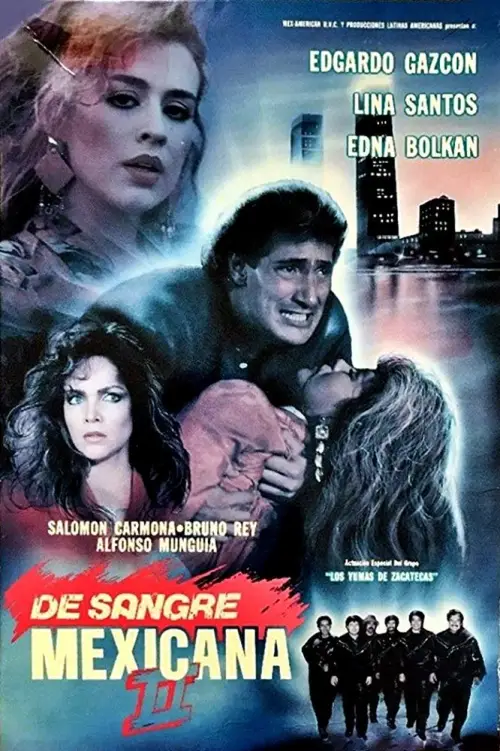 Movie poster "De sangre mexicana II"