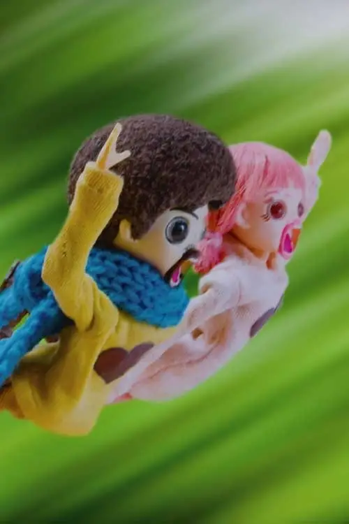 Movie poster "BariKari knitted scarf in midsummer"