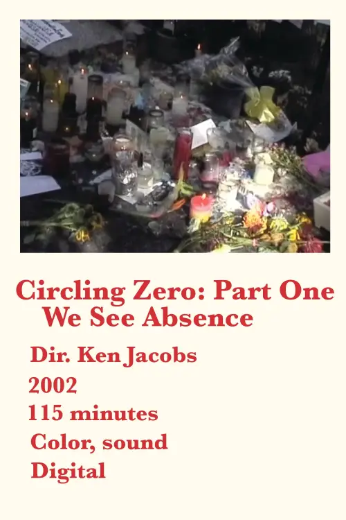 Movie poster "Circling Zero: Part One, We See Absence"