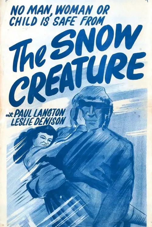 Movie poster "The Snow Creature"