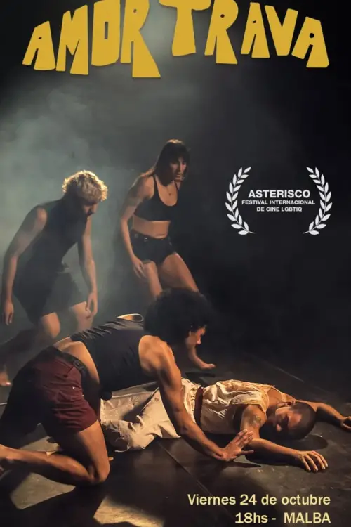 Movie poster "Amor trava"