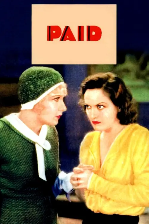 Movie poster "Paid"