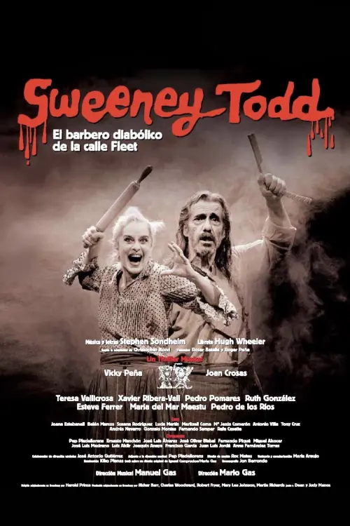 Movie poster "Sweeney Todd: The Demon Barber of Fleet Street"