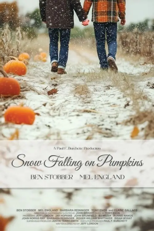 Movie poster "Snow Falling on Pumpkins"