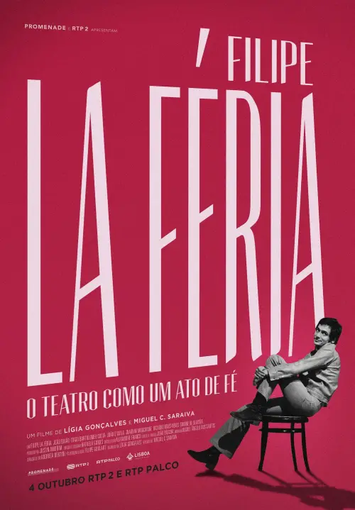 Movie poster "Filipe La Féria: O Teatro como um Ato de Fé"