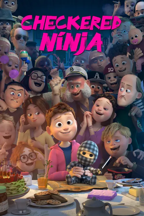 Movie poster "Checkered Ninja"